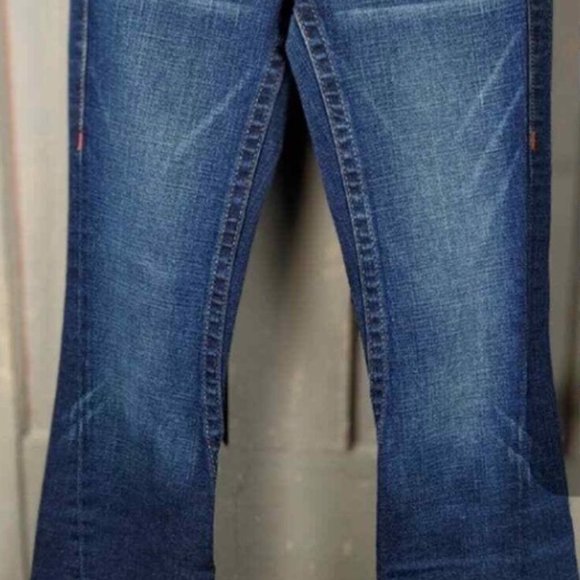 True Religion Womens Flared Blue Jeans Size 27 Style - Picture 2 of 4